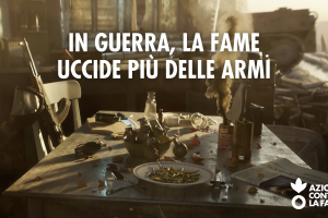 Azione contro la fame ai leader del G7: &ldquo;agite contro l&rsquo;uso della fame come arma di guerra&rdquo;