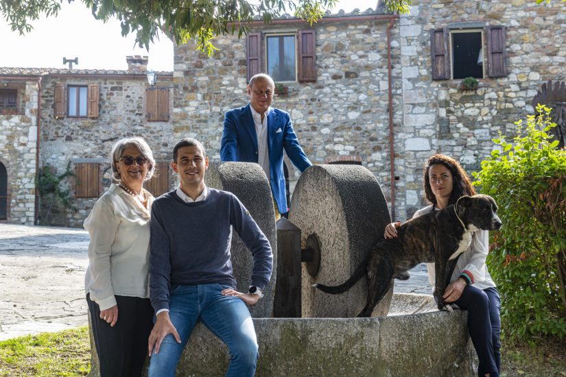 Sergio Zingarelli con la famiglia