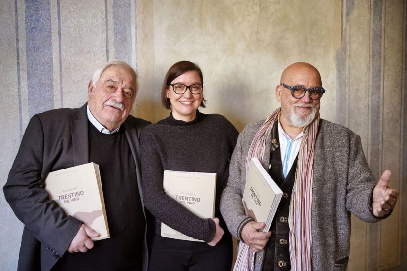Attilio Scienza, Rosa Roncador e Nereo Pederzolli, autori di “Raccontare il Trentino del vino”