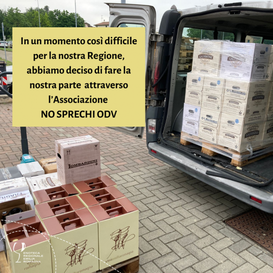 La solidarietà del vino emiliano romagnolo