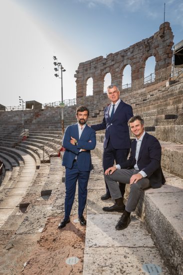 Pasqua Vini che brinda a “La Traviata” di Giuseppe Verdi nell’inaugurazione della nuova stagione dell’Opera Festival all’Arena di Verona