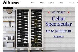 &ldquo;Wine Enthusiast&rdquo;, un solo portale per critica ed informazione sul vino ed e-commerce