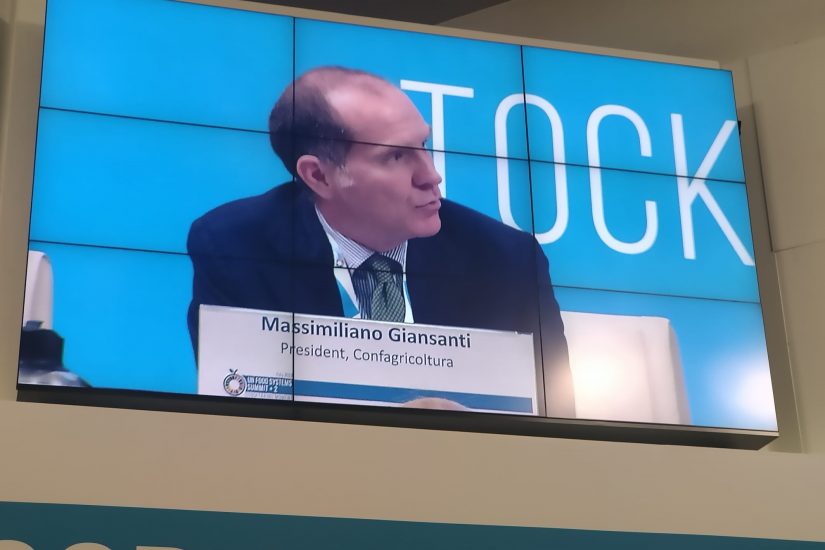 Il presidente di Confagricoltura, Massimiliano Giansanti