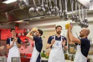 I campioni del mondo mangiano spaghetti: la Nazionale di volley testimonial della pasta italiana