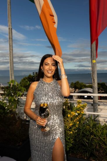 Giulia Valentina al brindisi veneziano di Moet & Chandon