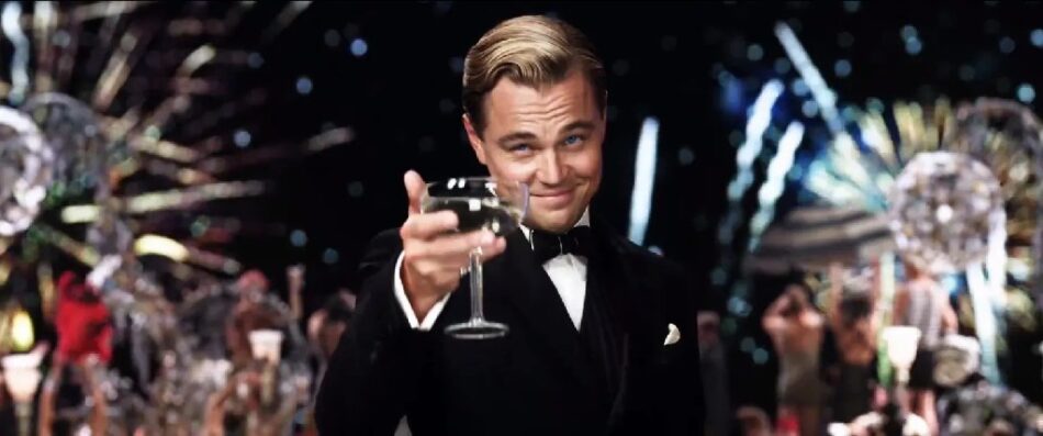 Moët & Chandon al cinema, una scena del Grande Gatsby