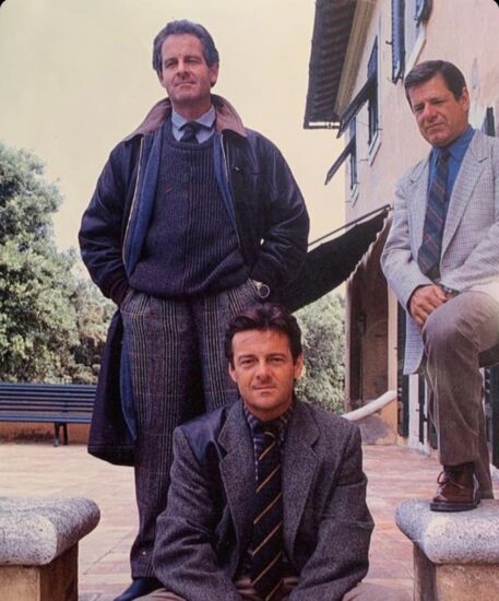 I Marchesi Lodovico e Piero Antinori e Nicolò Incisa della Rocchetta (credit: Oliviero Toscani)