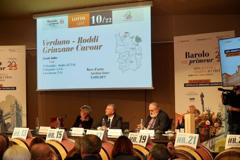 “Barolo en primeur 2023” sbanca: 811.000 euro raccolti in asta (ph: Anastasia Florea)