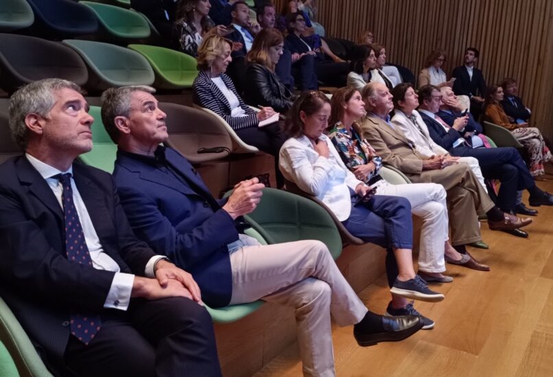 Un momento del convegno di Antinori e Intesa Sanpaolo