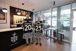 Allianz Stadium, a Torino: vino e calcio, un nuovo Ferrari Sparkling Club