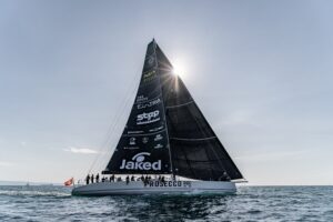 Il Ministro Lollobrigida a bordo di Prosecco Doc Shockwave3 per la “Barcolana 55”