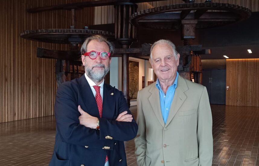 Piero Antinori e Alessandro Regoli, direttore WineNews