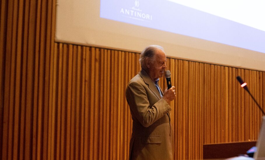 Piero Antinori al convegno di Antinori e Intesa Sanpaolo