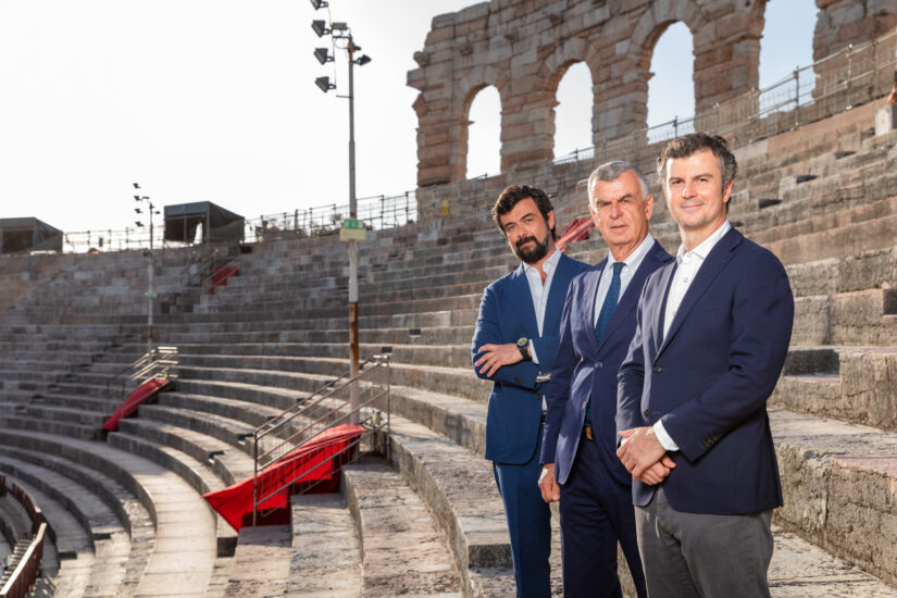 Riccardo, Umberto ed Alessandro Pasqua all’Arena di Verona