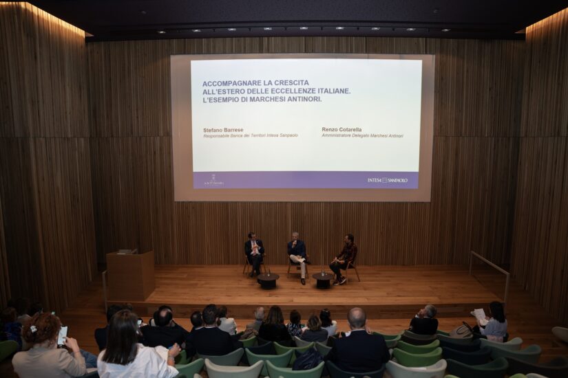 La presentazione dell’operazione Stags’ Leap Wine Cellar by Antinori e Intesa Sanpaolo