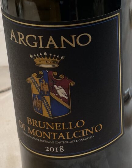 Classifiche: il Brunello 2018 di Argiano 2018 vola sul Liv-Ex