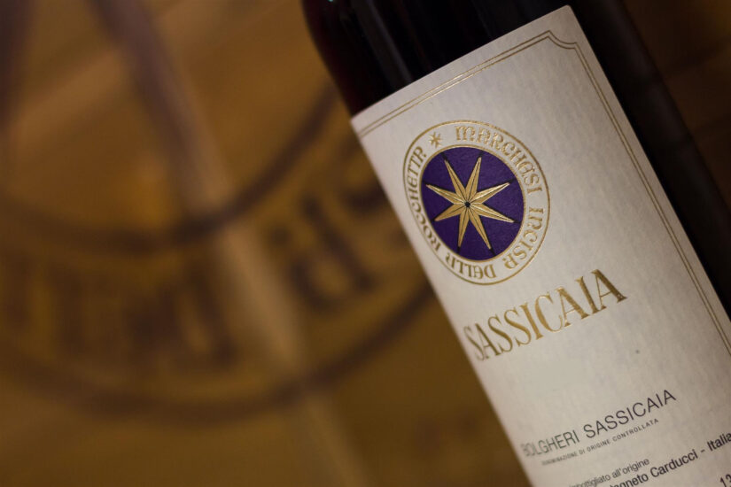 Sassicaia nella top 10 dei vini più popolari by Wine Searcher