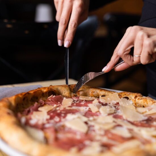 La pizza con le eccellenze parmensi di Alberto Banchini