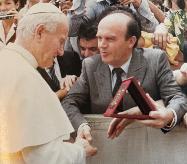 Con Papa Giovanni Paolo II