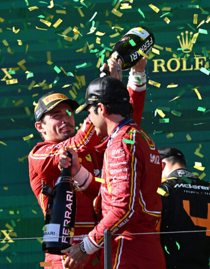 “Ferrari al quadrato” sul podio di Formula 1 a Melbourne