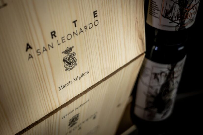 Marzia Migliora firma l’etichetta d’artista per il San Leonardo della famiglia Guerrieri Gonzaga