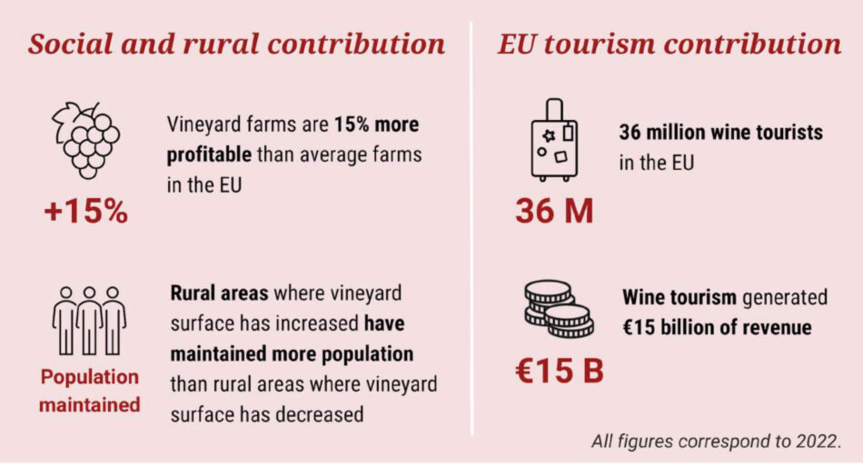 Il valore del vino per l’Ue nello studio PwC-Ceev