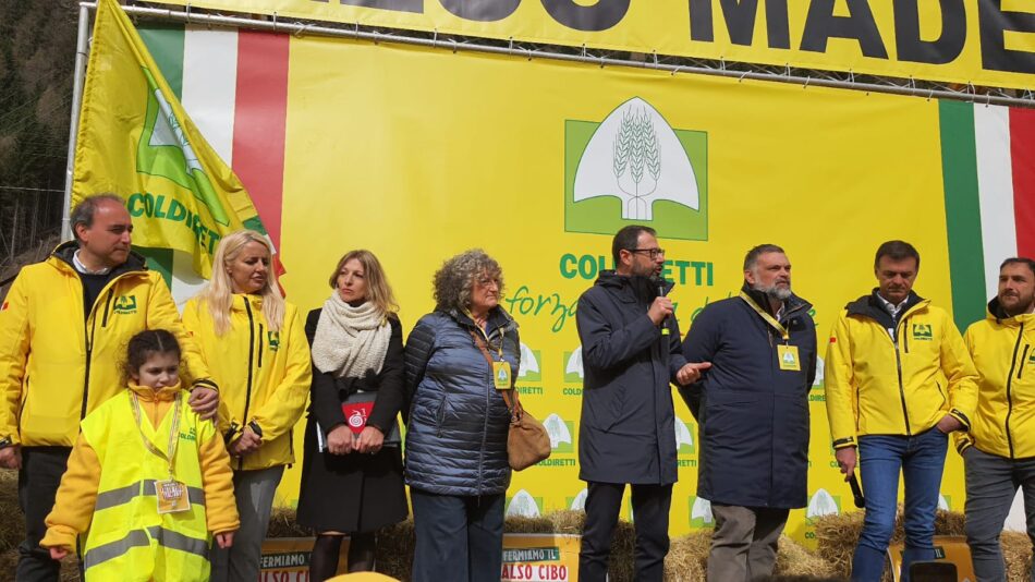 La manifestazione Coldiretti al Brennero