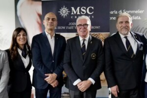 Wine is tasted on the open sea: partnership between Msc Crociere and Italian Sommelier Association