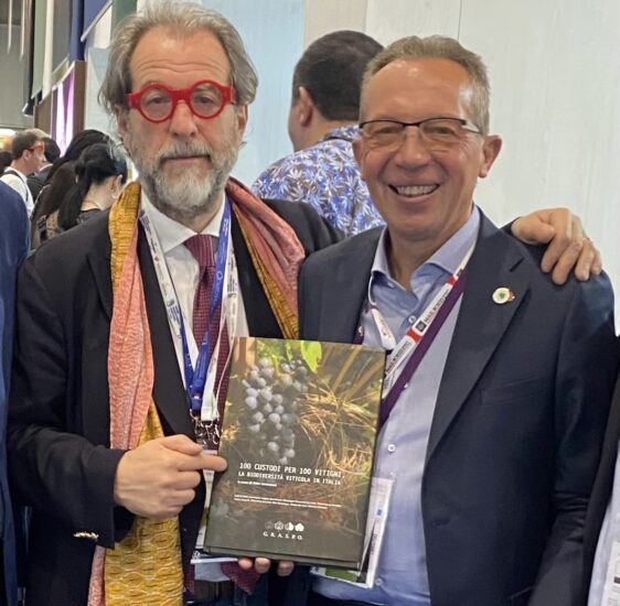 Alessandro Regoli (WineNews) e Aldo Lorenzoni 