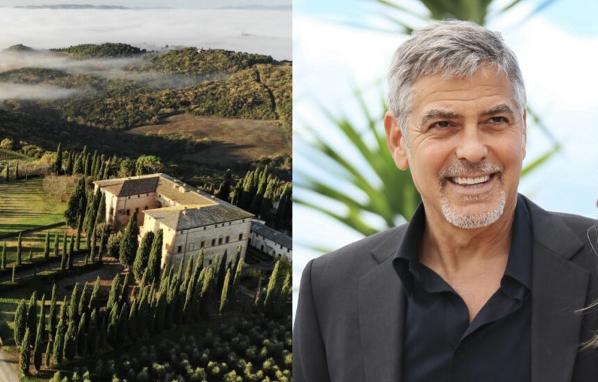 George Clooney sta girando un film nel territorio del Brunello di Montalcino 