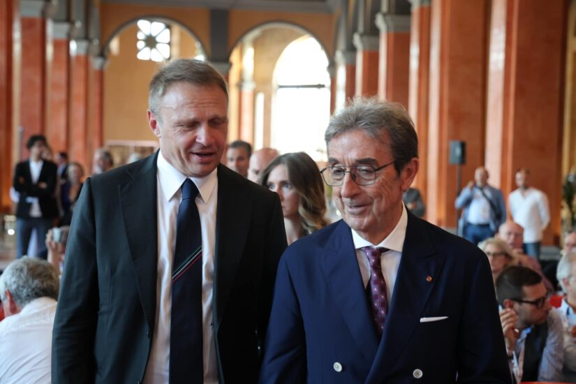 Francesco Lollobrigida e Riccardo Cotarella