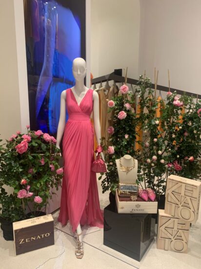 “Rose Rosè” nelle boutique del MonteNapoleone District (ph: Zenato da Alberta Ferretti)