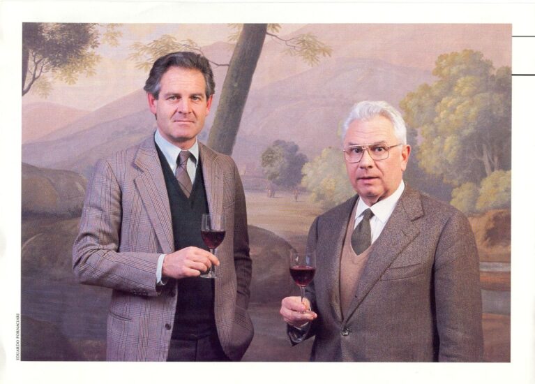 Piero Antinori e Giacomo Tachis 