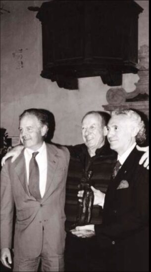 Piero Antinori, Luigi Veronelli e Giorgio Pinchiorri