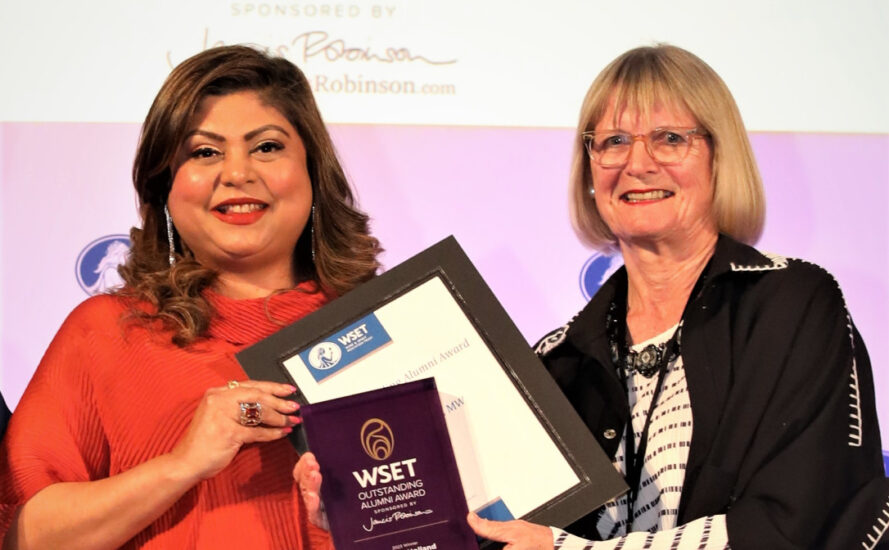 Sonal C. Holland premiata da Jancis Robinson