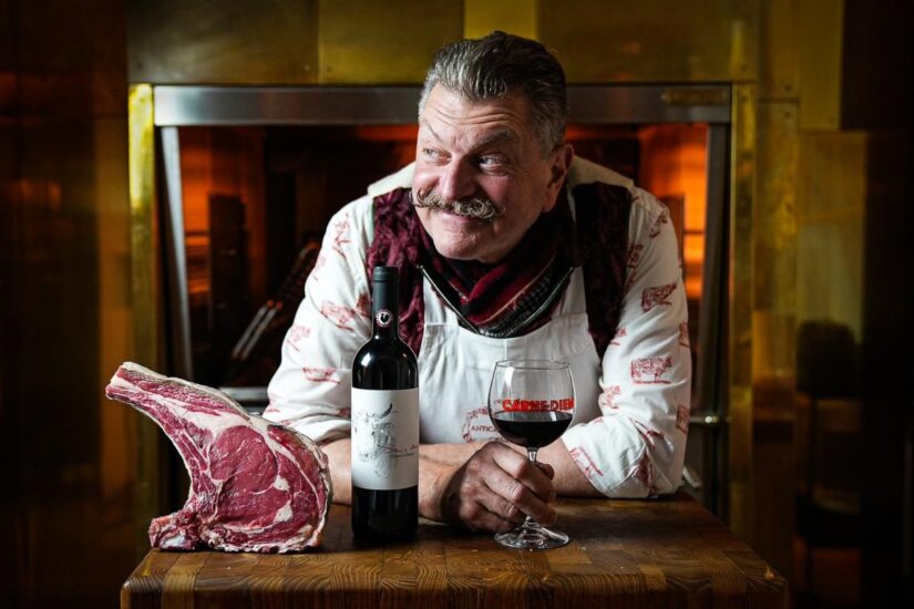 Da Ambrogio e Giovanni Folonari Tenute in Chianti Classico c’è il macellaio-poeta Dario Cecchini