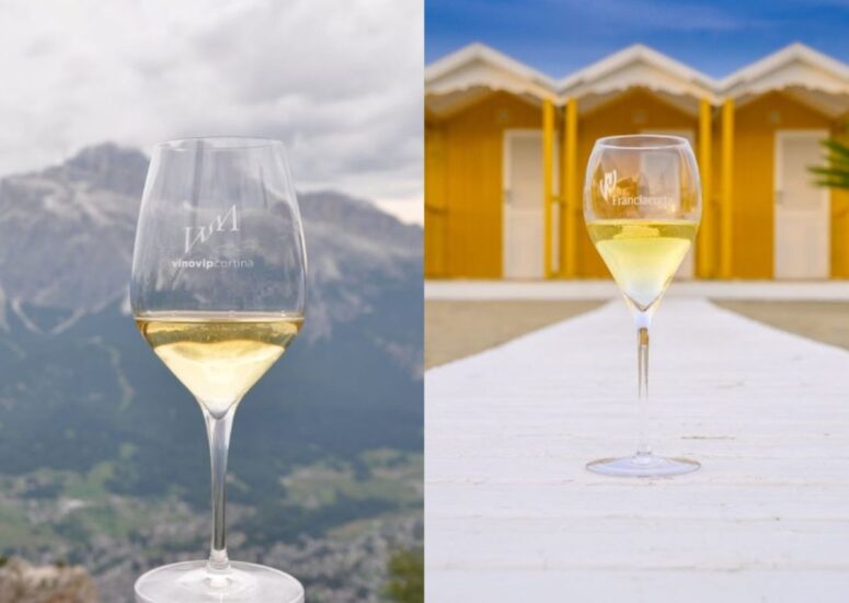 Dalla “perla” delle Dolomiti alle “sabbie nobili” in Versilia, con “VinoVip Cortina” e Franciacorta