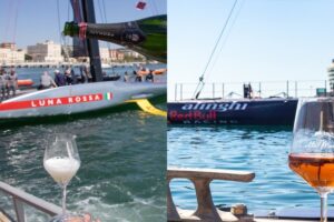 Italian wine is also “contending” the “top of the world” in the America’s Cup by Louis Vuitton