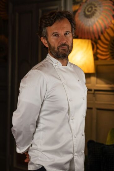 Carlo Cracco al ristorante Campo Del Drago al Rosewood Castiglion del Bosco a Montalcino
