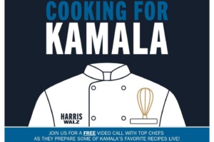 Il supporto politico passa anche dalla cucina: un gruppo di chef famosi lancia “Cooking for Kamala”