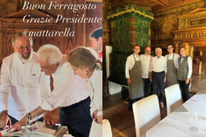 Il Ferragosto del Presidente della Repubblica Sergio Mattarella con i piatti di Norbert Niederkofler