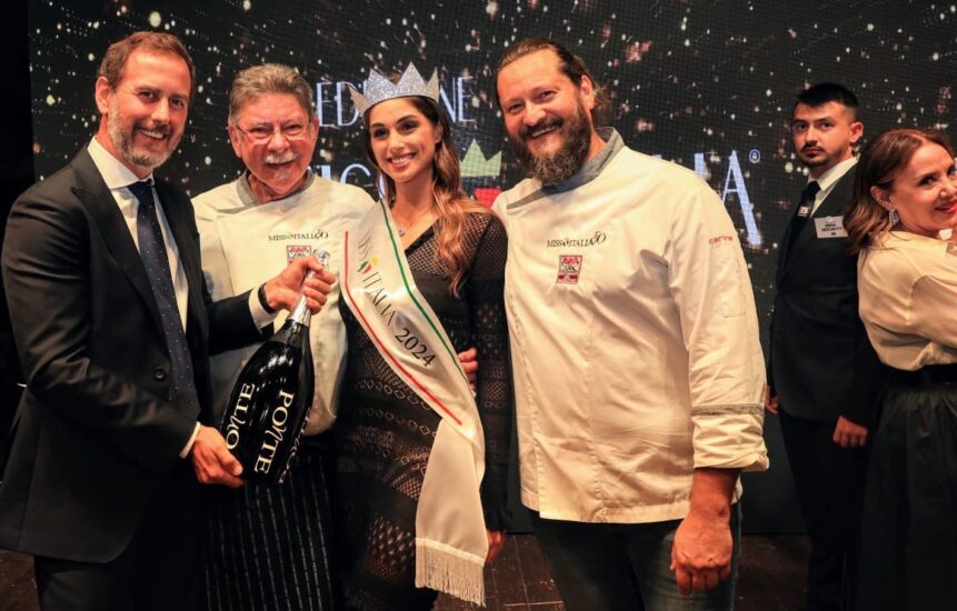 Brindisi con il Prosecco Doc ad Ofelia Passaponti, Miss Italia 2024 (ph: Ponte1948)