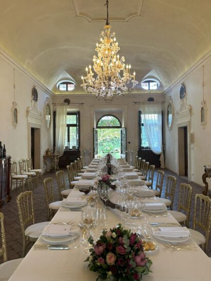 Il G7 dei “Parlamenti” a tavola a Villa della Torre