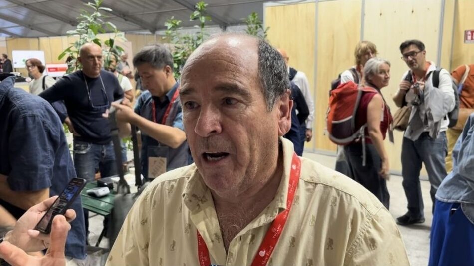 Miguel Altieri ai microfoni di WineNews a Terra Madre Salone del Gusto a Torino 