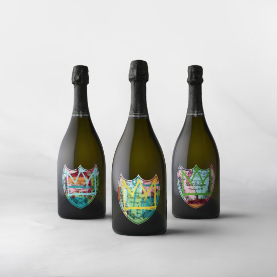 La limited edition Dom Pérignon x Jean-Michel Basquiat