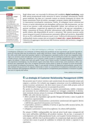 La pagina del libro scolastico con l’articolo citato di WineNews