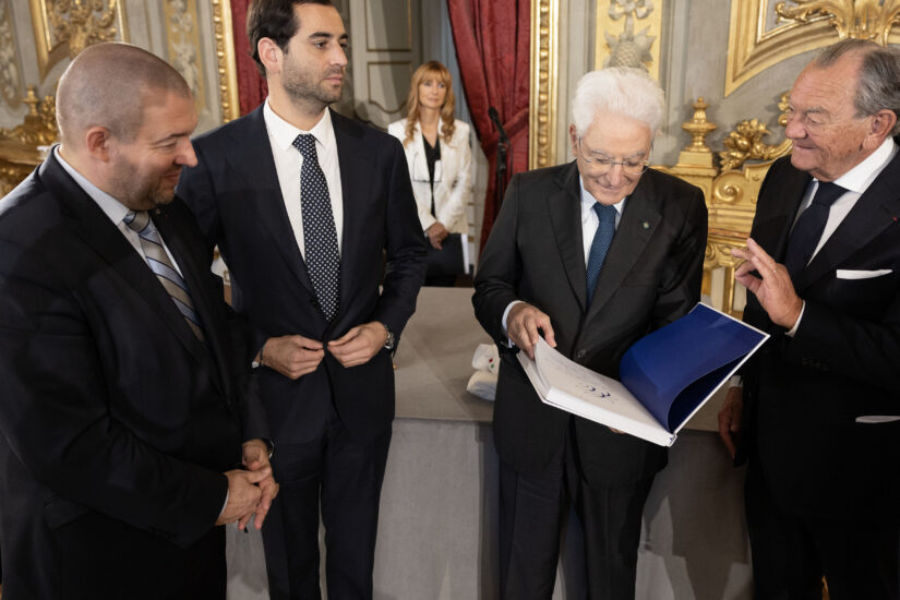 Il Presidente della Repubblica Sergio Mattarella incontra una delegazione del Club des Chefs des Chefs(foto di Francesco Ammendola - Ufficio per la Stampa e la Comunicazione della Presidenza della Repubblica)