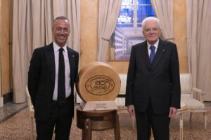 Il Presidente della Repubblica Sergio Mattarella celebra 90 anni del Consorzio Parmigiano Reggiano