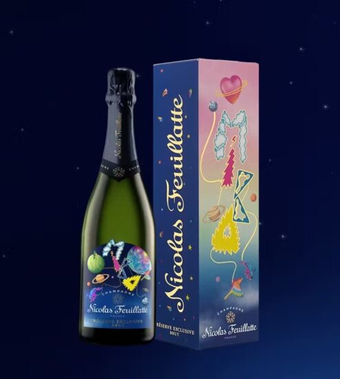 Lo Champagne Nicolas Feuillatte x Mika