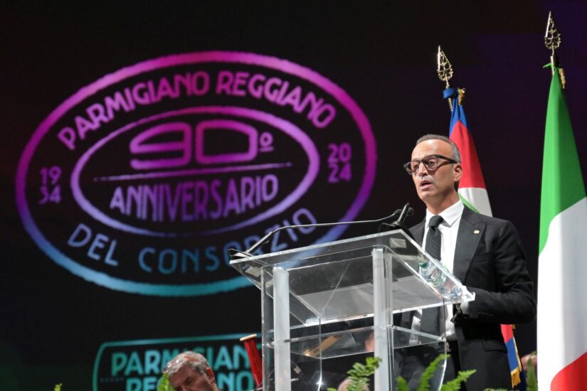 Il presidente del Consorzio del Parmigiano Reggiano, Nicola Bertinelli 